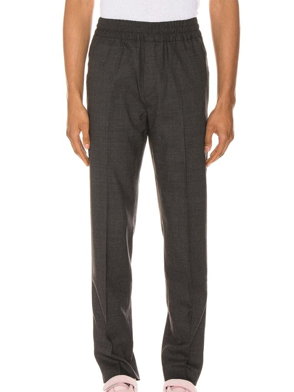 Acne Studios Wool Ryder in Dark Grey Melange Size Medium